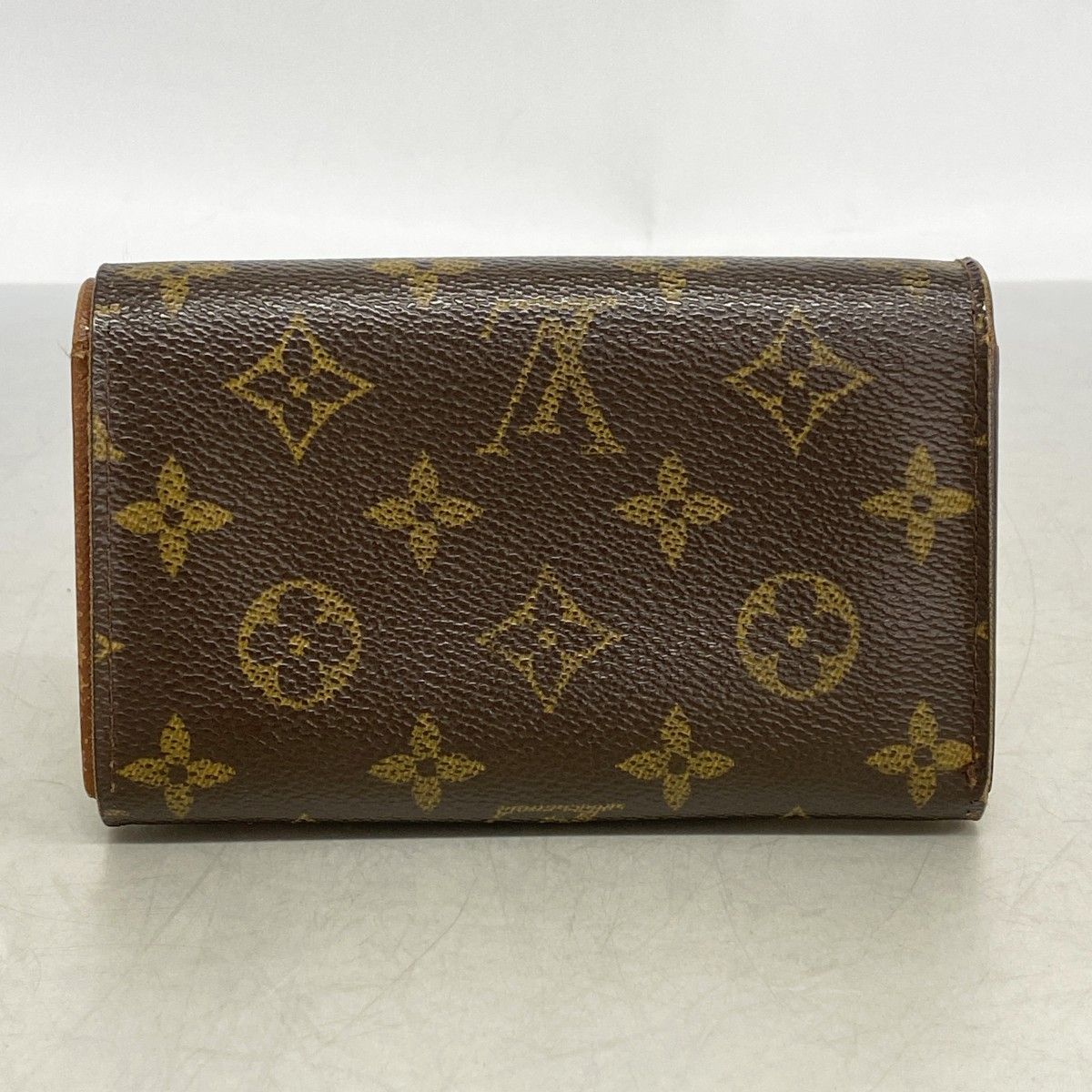 Louis Vuitton Wallet Monogram Porte-Monnaie Viennois Tresor Brown — view 8