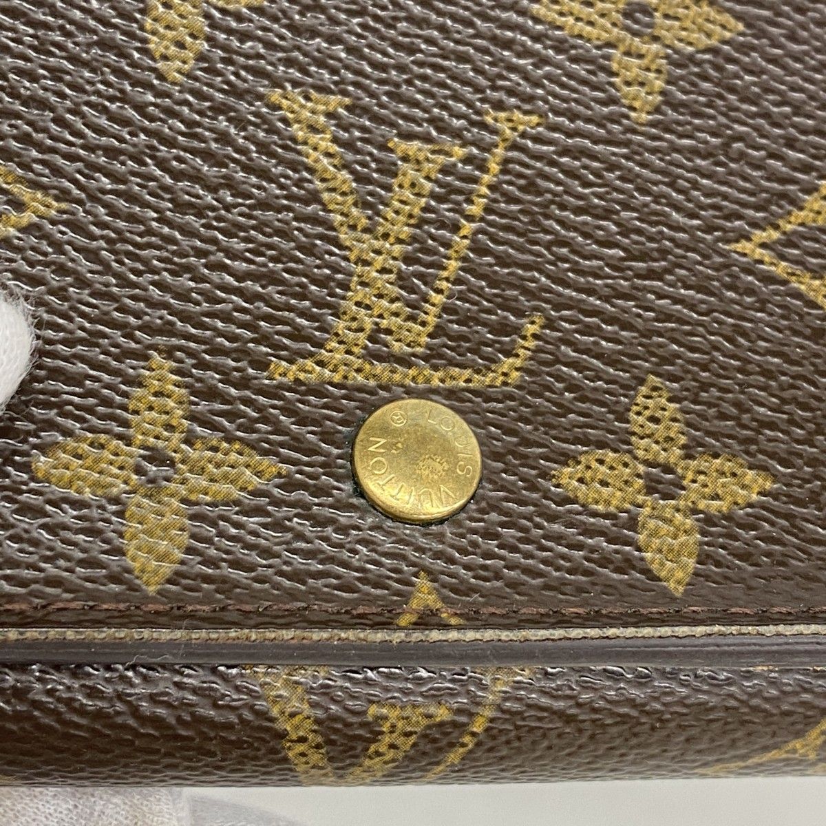 Louis Vuitton Wallet Monogram Porte-Monnaie Viennois Tresor Brown — view 7