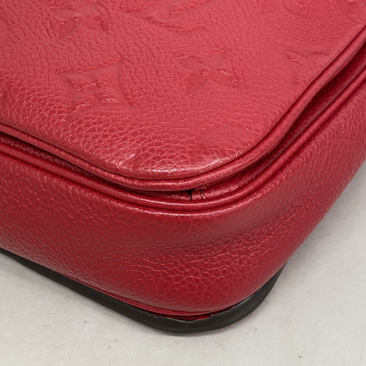 Louis Vuitton Handbag Monogram Empreinte Pochette Metis MM Cerise 2-Way Bag — view 7
