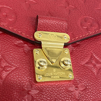 Louis Vuitton Handbag Monogram Empreinte Pochette Metis MM Cerise 2-Way Bag — view 6