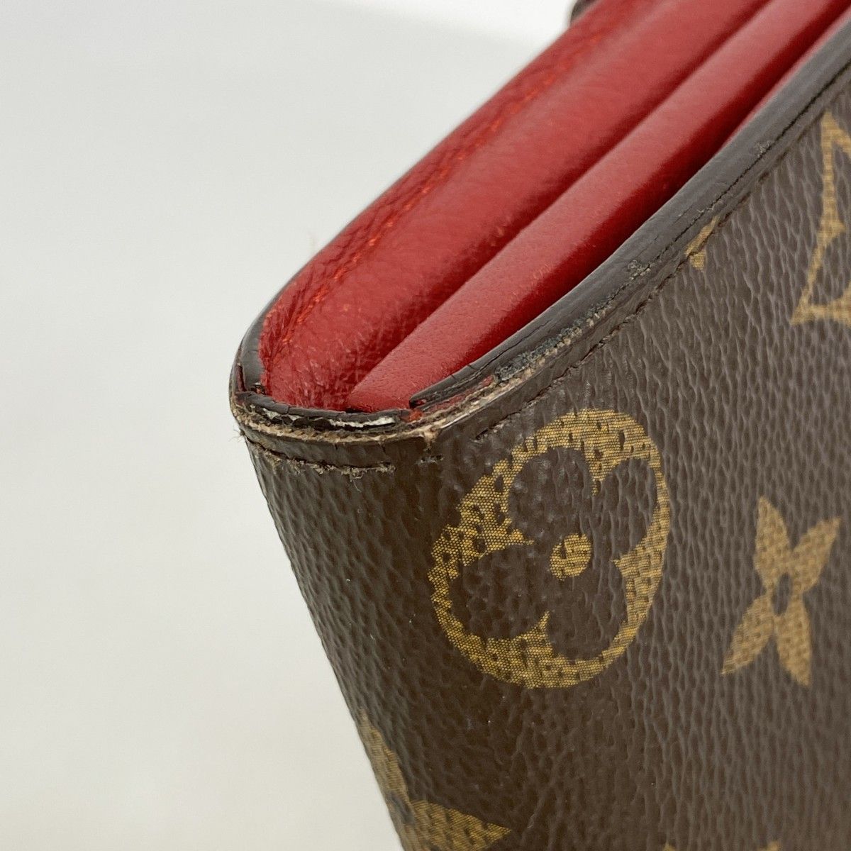 Louis Vuitton Wallet Monogram Portefeuille Pallas Brown Cerise — view 5