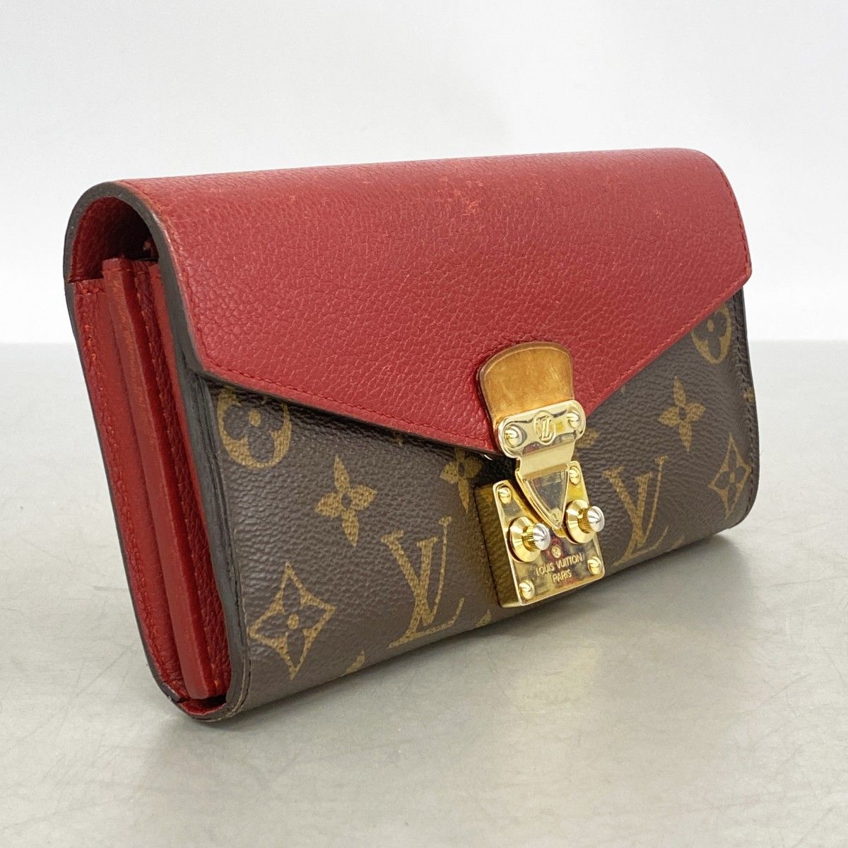 Louis Vuitton Wallet Monogram Portefeuille Pallas Brown Cerise — view 2