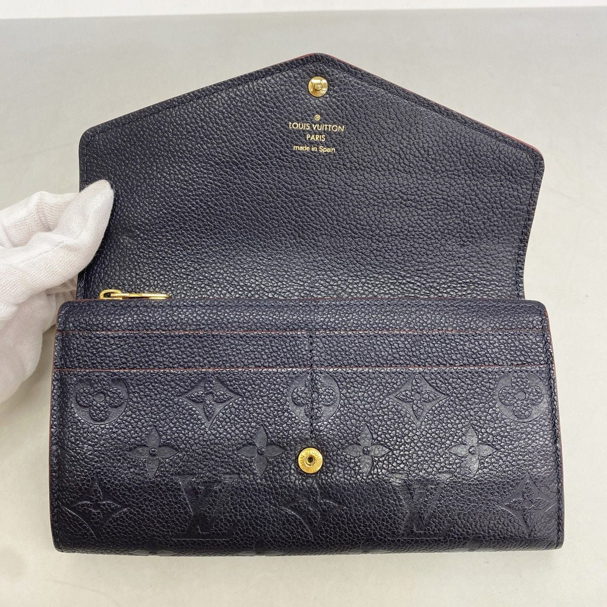 Louis Vuitton Wallet Monogram Empreinte Portefeuille Sarah Ge — view 9