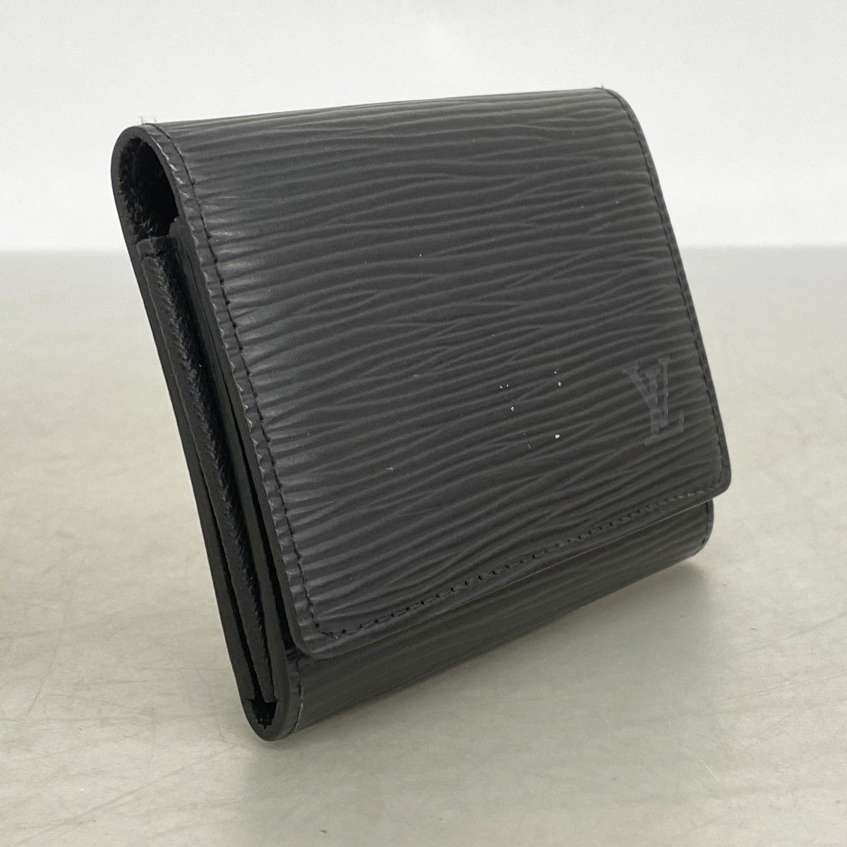 Louis Vuitton Business Card Holder Epi Noir — view 2