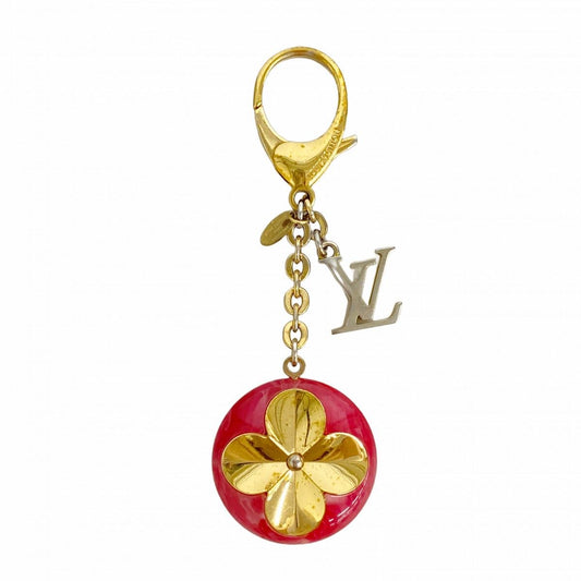 Louis Vuitton Key Holder Charm Holo Flower Pink Gold