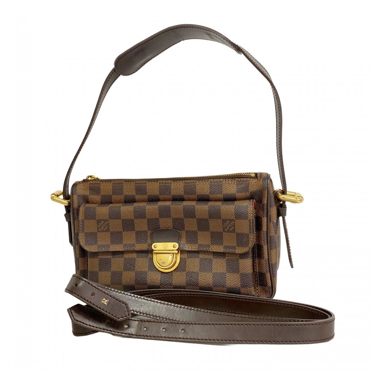 Louis Vuitton Shoulder Bag Damier Ravello GM Ebene