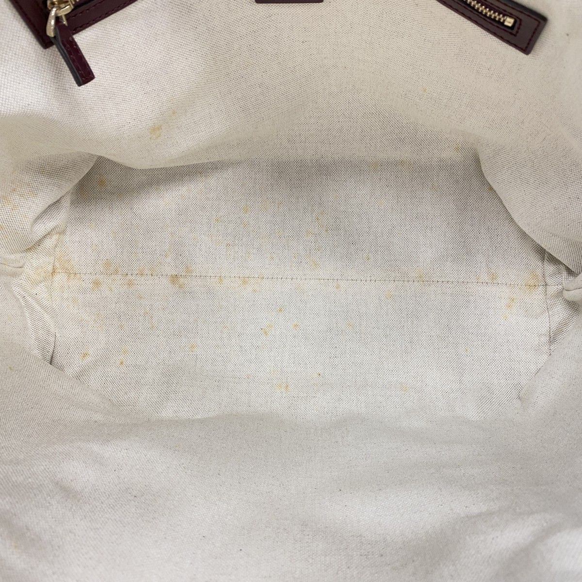 Gucci Tote GG Supreme Bordeaux Gold — view 4