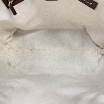 Gucci Tote GG Supreme Bordeaux Gold — view 4