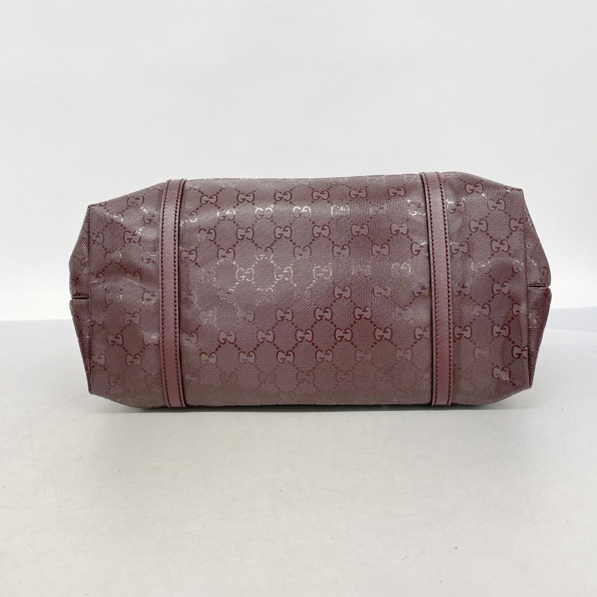 Gucci Tote GG Supreme Bordeaux Gold — view 3
