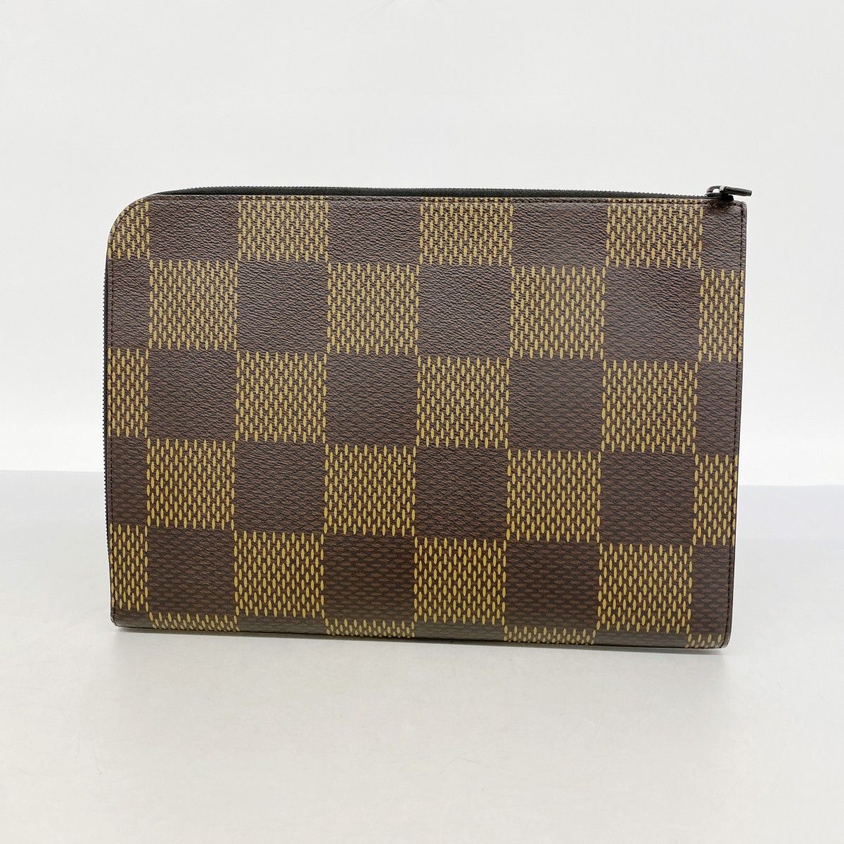 Louis Vuitton Clutch Damier Giant Pochette Jour GM Brown — view 9