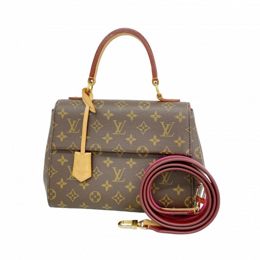 Louis Vuitton Handbag Monogram Cluny BB Brown 2-Way Bag