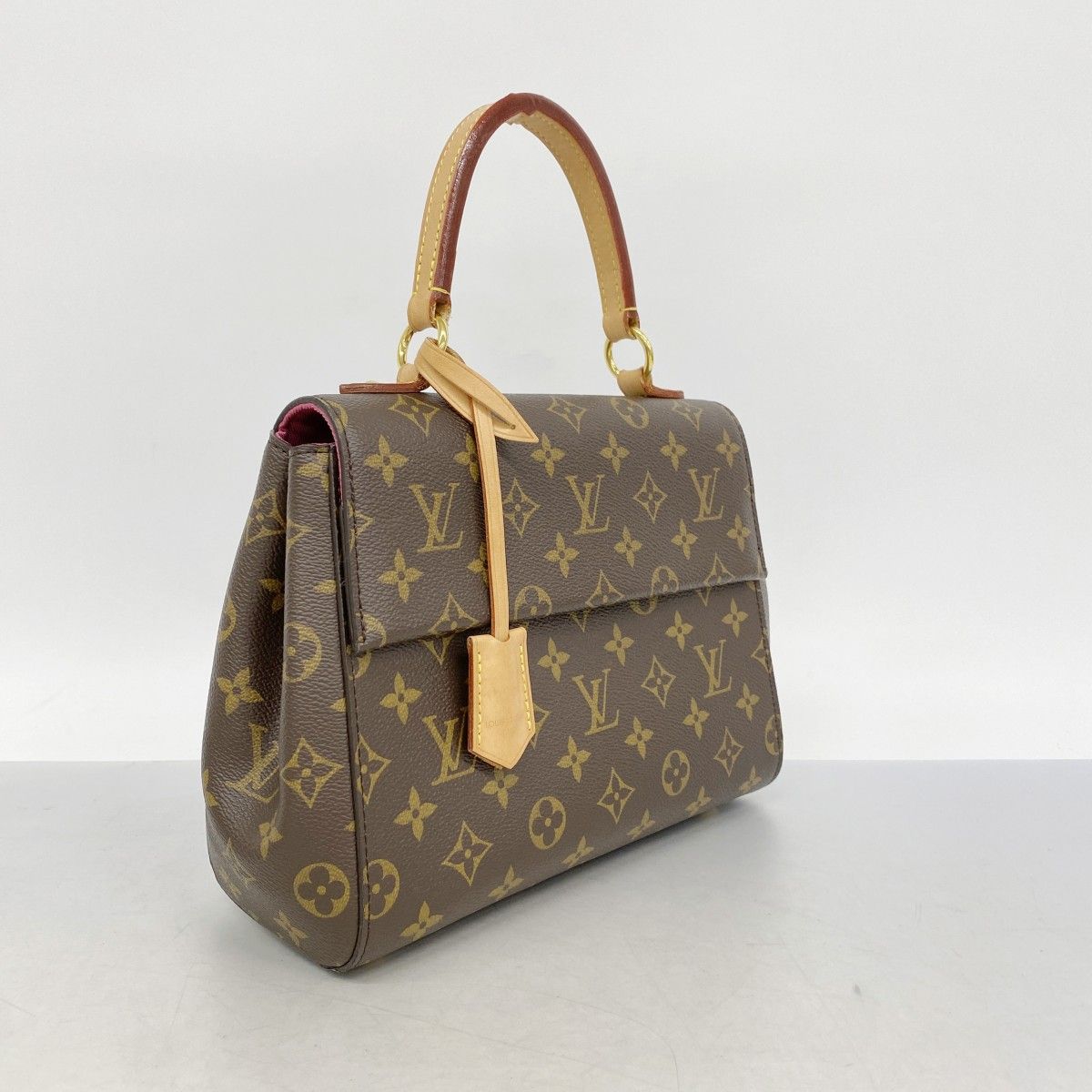 Louis Vuitton Handbag Monogram Cluny BB Brown 2-Way Bag — view 2
