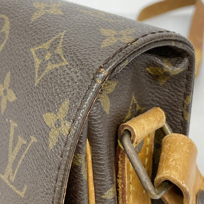 Louis Vuitton Shoulder Bag Monogram Cartouchiere MM Brown — view 6