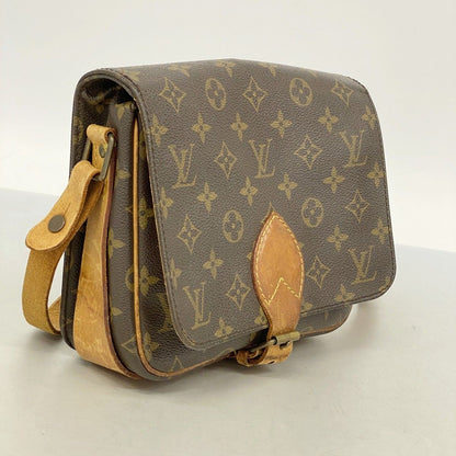 Louis Vuitton Shoulder Bag Monogram Cartouchiere MM Brown — view 2