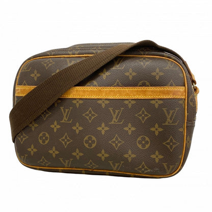 Louis Vuitton Shoulder Bag Monogram Reporter PM Brown