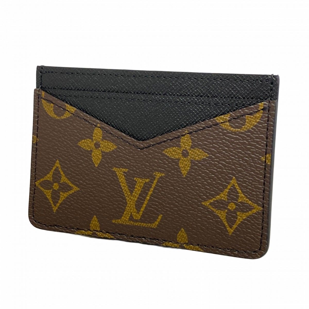 Louis Vuitton Card Case Monogram Macassar Neo Holder Brown