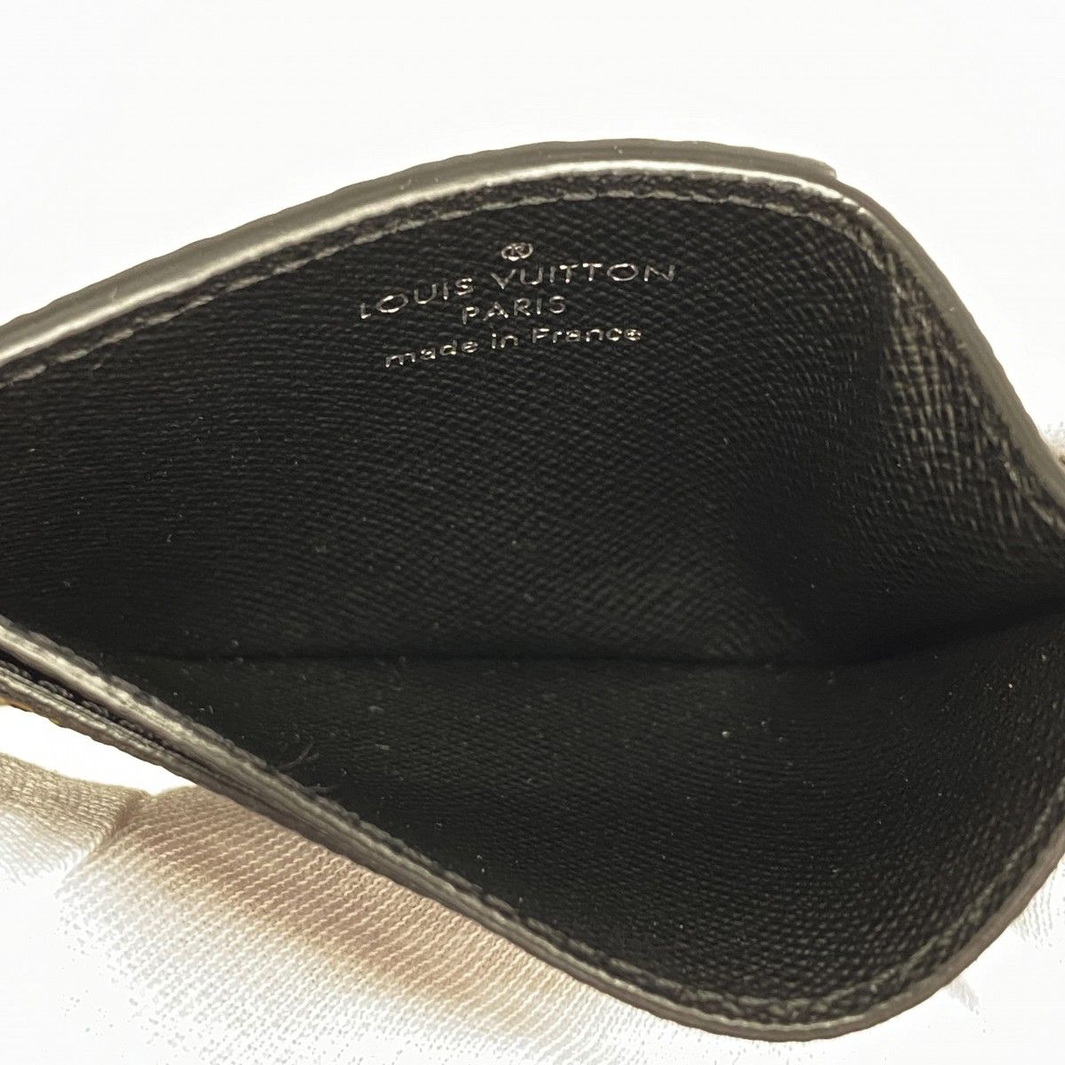 Louis Vuitton Card Case Monogram Macassar Neo Holder Brown — view 3