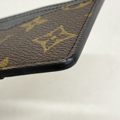 Louis Vuitton Card Case Monogram Macassar Neo Holder Brown — view 5