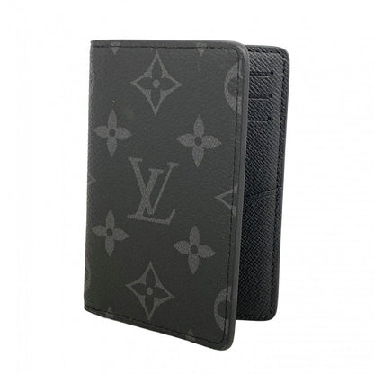 Louis Vuitton Card Case Monogram Eclipse Organizer de Poche Gray Black