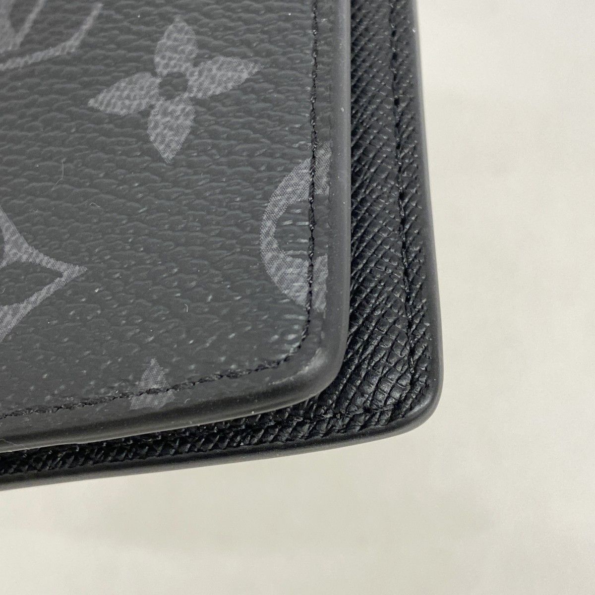 Louis Vuitton Card Case Monogram Eclipse Organizer de Poche Gray Black — view 5