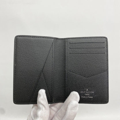 Louis Vuitton Card Case Monogram Eclipse Organizer de Poche Gray Black — view 3