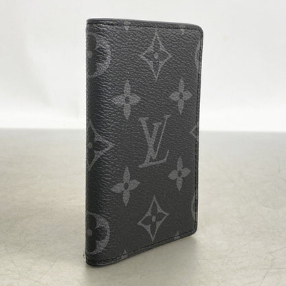 Louis Vuitton Card Case Monogram Eclipse Organizer de Poche Gray Black — view 2