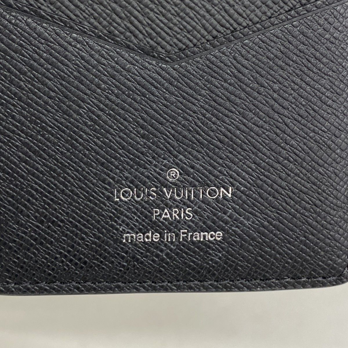 Louis Vuitton Card Case Monogram Eclipse Organizer de Poche Gray Black — view 4