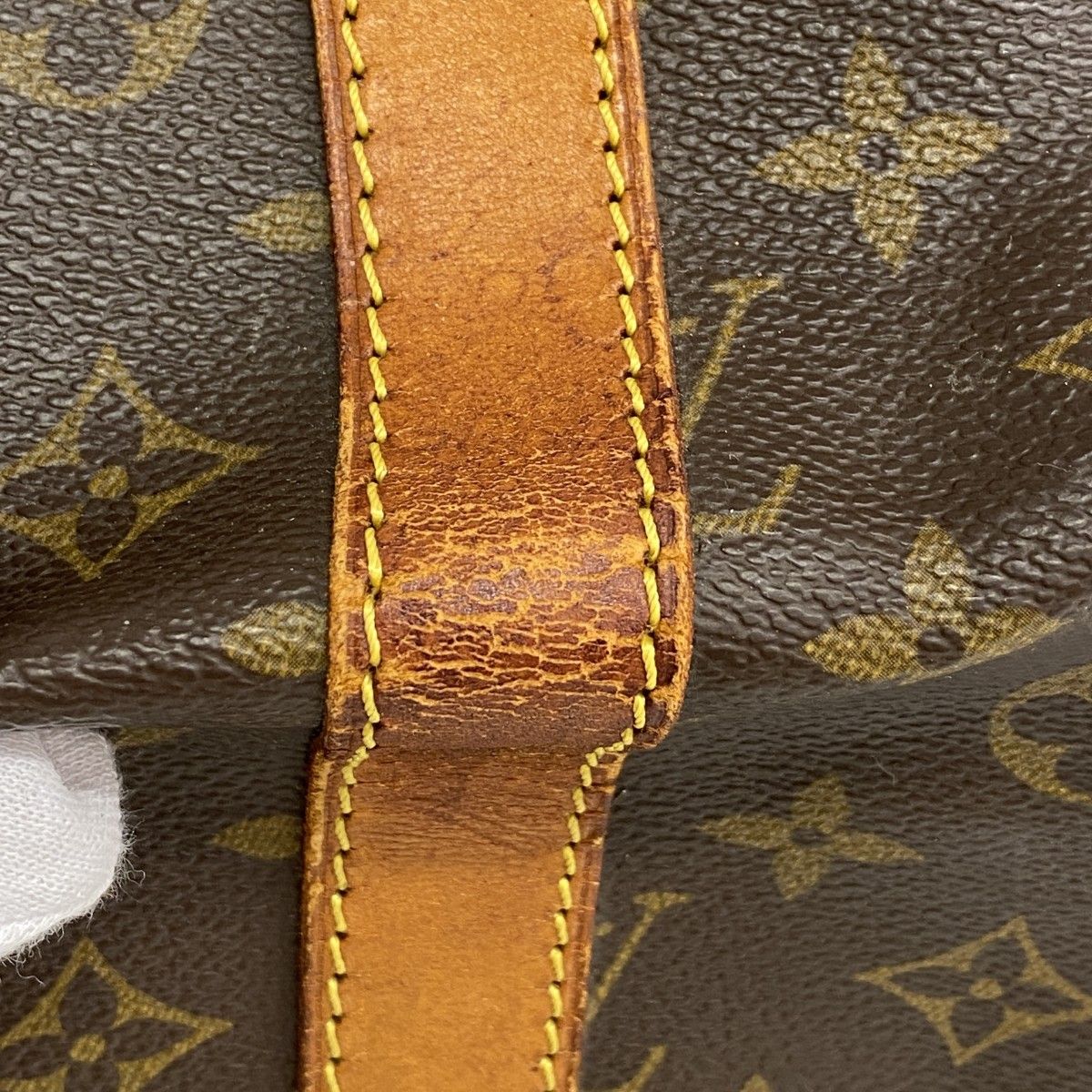 Louis Vuitton Boston Bag Monogram Keepall 55 Brown — view 7