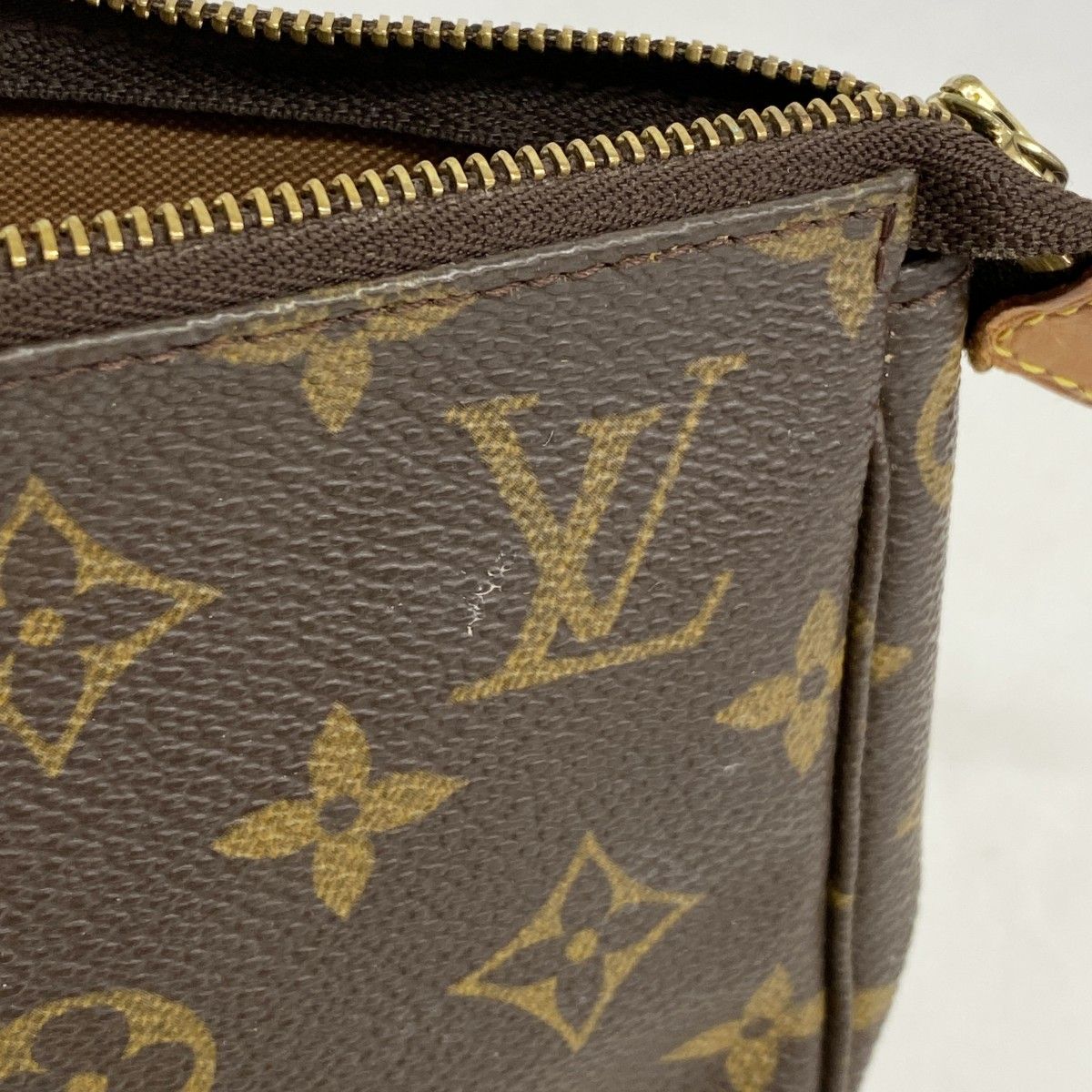 Louis Vuitton Pouch Monogram Pochette Brown — view 7