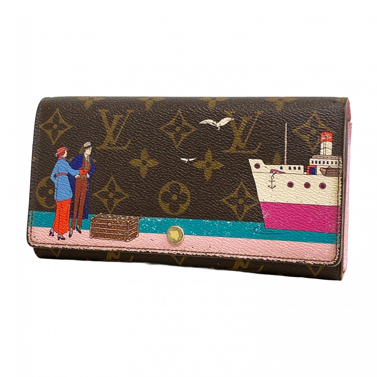 Louis Vuitton Wallet Monogram Illustre Cruise Portefeuille Sarah Brown