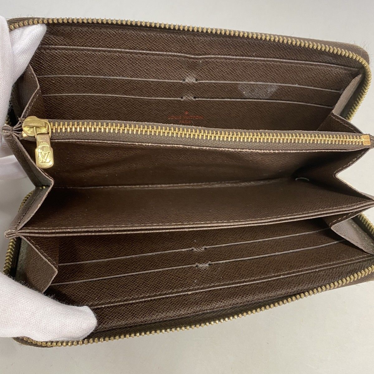 Louis Vuitton Wallet Damier Zippy Ebene — view 3