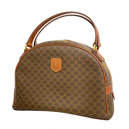 Celine Handbag Macadam Brown Gold