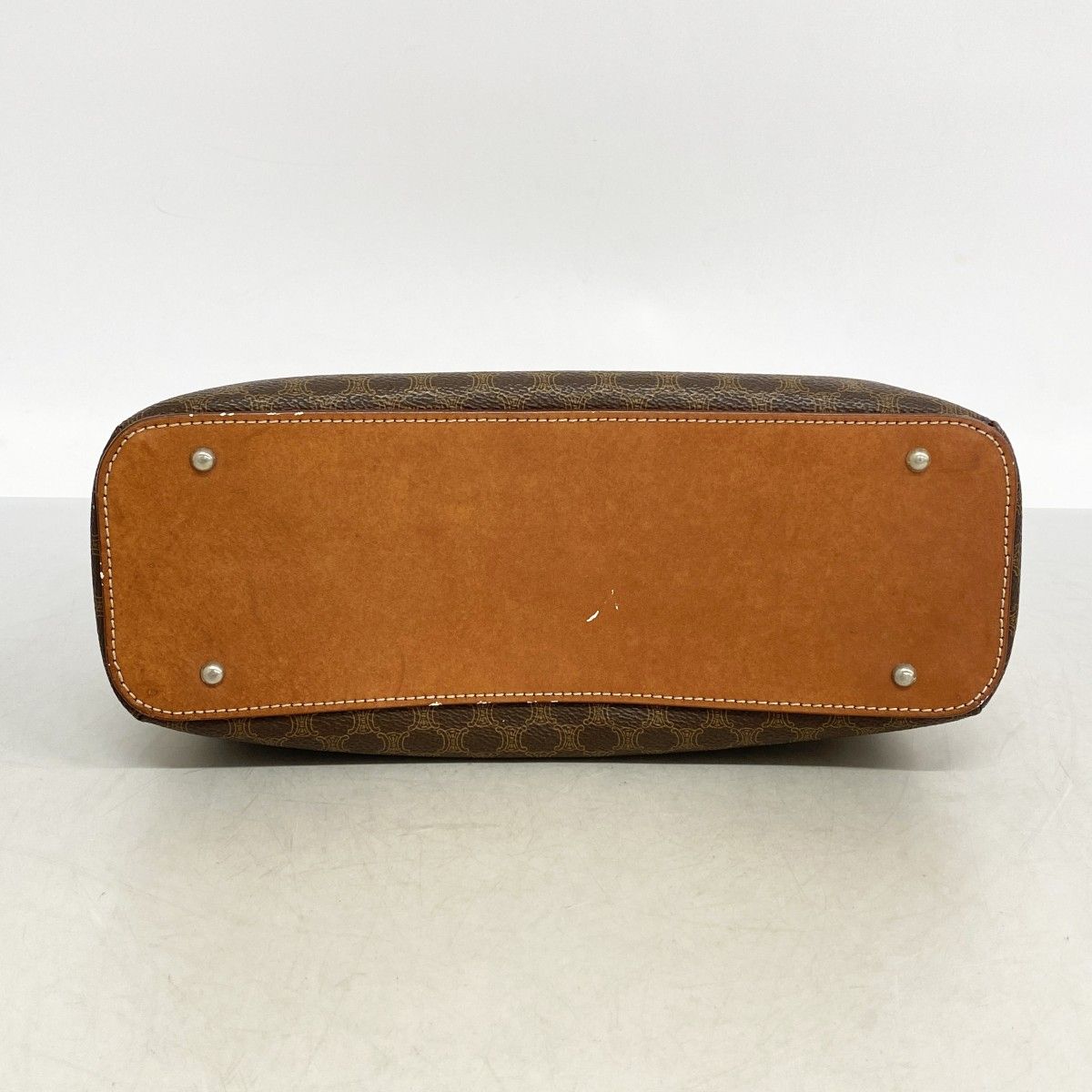 Celine Handbag Macadam Brown Gold — view 3