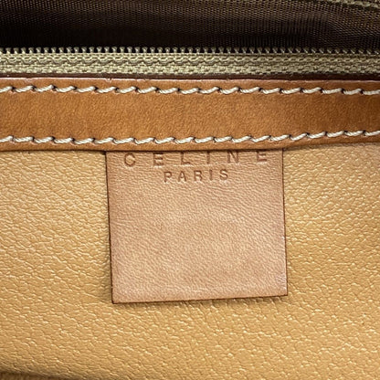 Celine Handbag Macadam Brown Gold — view 5