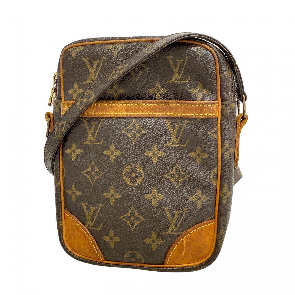 Louis Vuitton Shoulder Bag Monogram Danube Brown