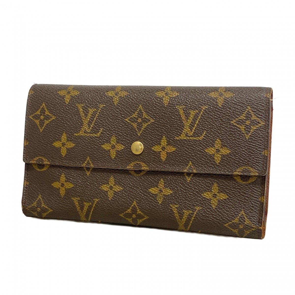 Louis Vuitton Wallet Monogram Porte Tresor International Brown