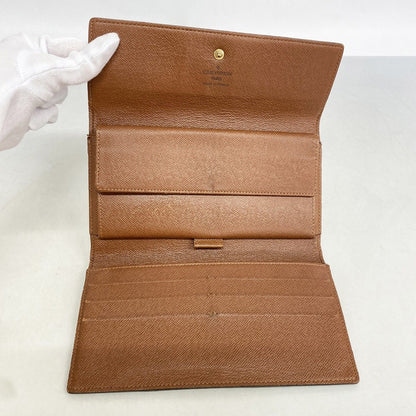 Louis Vuitton Wallet Monogram Porte Tresor International Brown — view 3