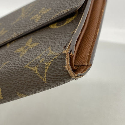 Louis Vuitton Wallet Monogram Porte Tresor International Brown — view 5