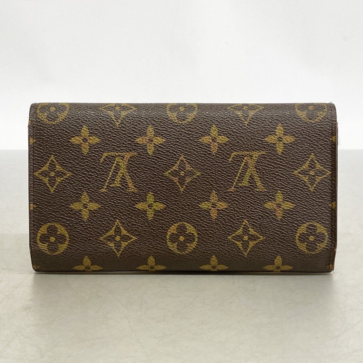 Louis Vuitton Wallet Monogram Porte Tresor International Brown — view 9
