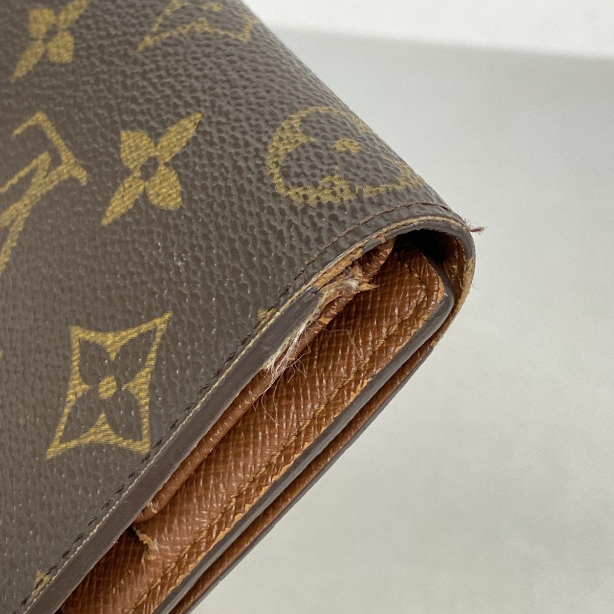 Louis Vuitton Wallet Monogram Porte Tresor International Brown — view 6