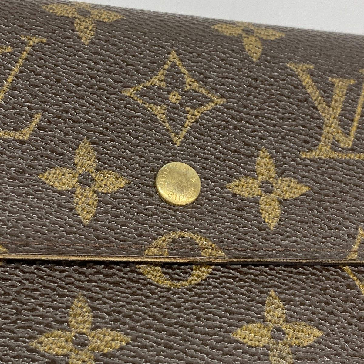 Louis Vuitton Wallet Monogram Porte Tresor International Brown — view 8