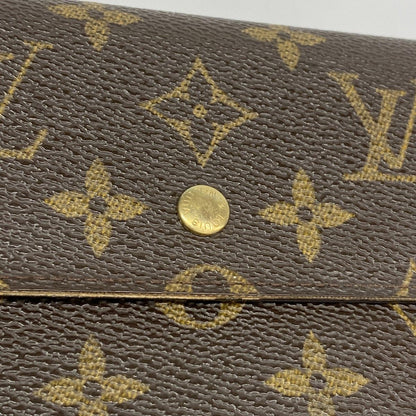 Louis Vuitton Wallet Monogram Porte Tresor International Brown — view 8