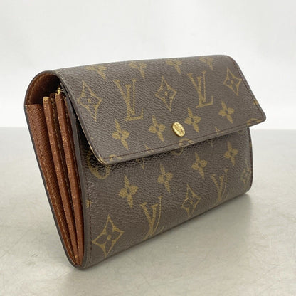 Louis Vuitton Wallet Monogram Pochette Porte-Monnaie Cles Brown — view 2