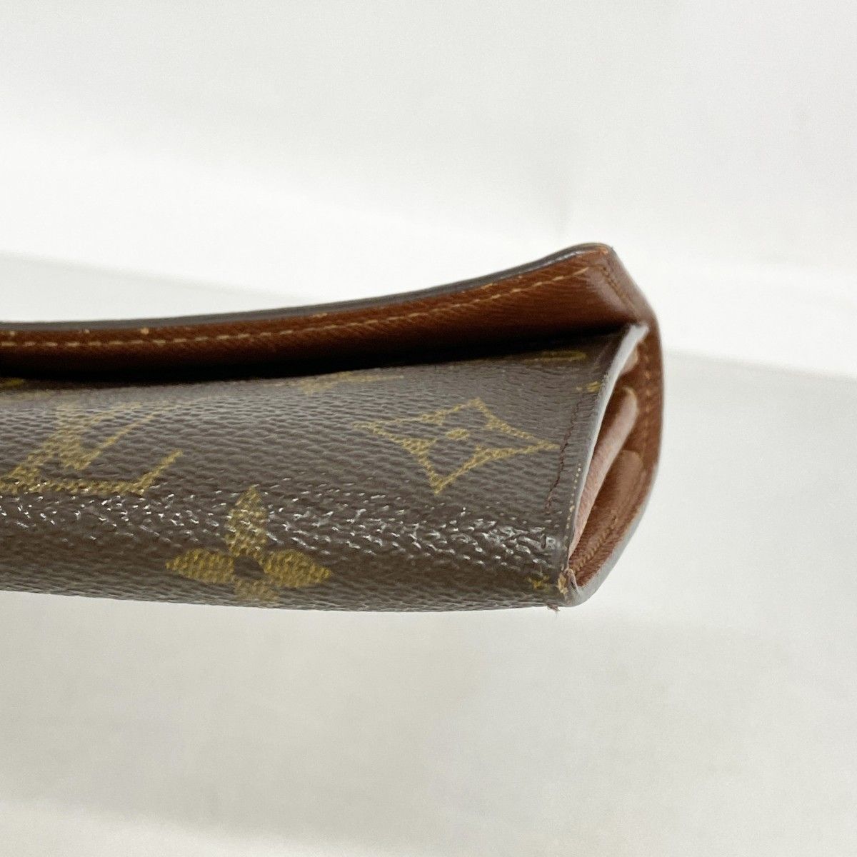 Louis Vuitton Wallet Monogram Pochette Porte-Monnaie Cles Brown — view 7