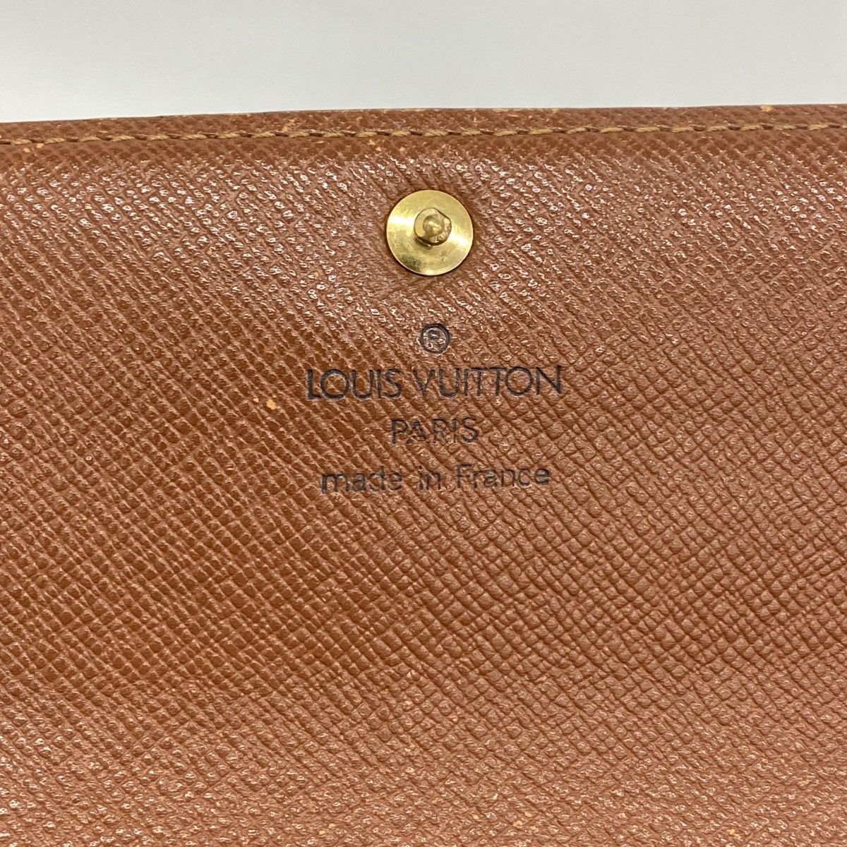 Louis Vuitton Wallet Monogram Pochette Porte-Monnaie Cles Brown — view 4