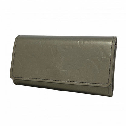 Louis Vuitton Key Case Monogram Matte Multicles 4 Noir Key Holder