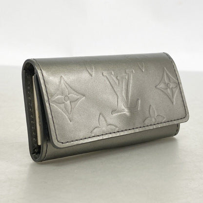 Louis Vuitton Key Case Monogram Matte Multicles 4 Noir Key Holder — view 2