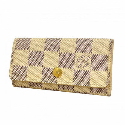 Louis Vuitton Key Case Damier Azur Multicles 4 White Key Holder