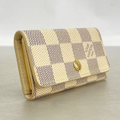 Louis Vuitton Key Case Damier Azur Multicles 4 White Key Holder — view 2