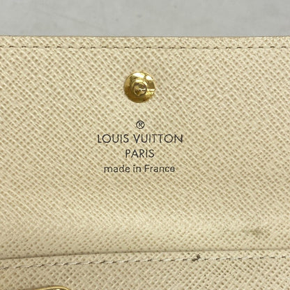 Louis Vuitton Key Case Damier Azur Multicles 4 White Key Holder — view 4
